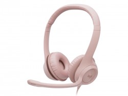 Tai nghe Logitech H390 có Mic màu hồng