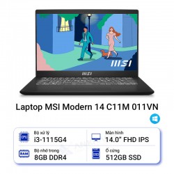Laptop MSI Modern 14 C11M 011VN