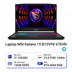 Laptop MSI Katana 15 B13VFK 676VN (i7-13620H | RTX 4060)