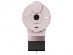 Webcam Logitech Brio 300 FHD 1080p Màu hồng (Rose) (960-001449)