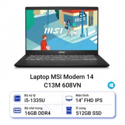 Laptop MSI Modern 14 C13M-608VN