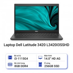 Laptop Dell Latitude 3420 L3420I3SSHD (i3-8G-256G-Ub)