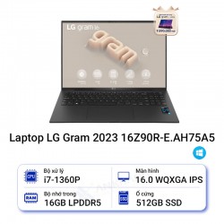 Laptop LG Gram 2023 16Z90R-E.AH75A5 (i7-1360P | VGA 4GB)