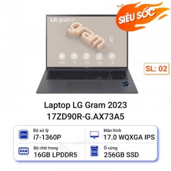 Laptop LG Gram 2023 17ZD90R-G.AX73A5 chính hãng nguyên seal