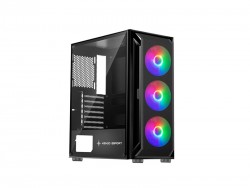 Vỏ case KENOO ESPORT AF302 - 3F - Mầu Đen (ATX/ 3 Fan RGB)
