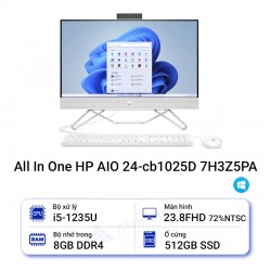 Máy tính All In One HP AIO 24-cb1025D 7H3Z5PA