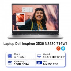 Laptop Dell Inspiron 3530 N3530I716W1 (i7-1355U)