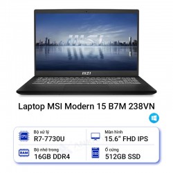 Laptop MSI Modern 15 B7M 238VN (R7-7730U)