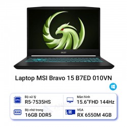 Laptop MSI Bravo 15 B7ED 010VN