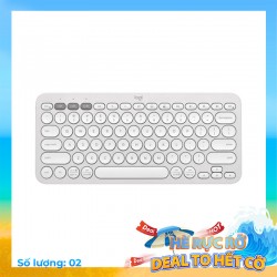 Bàn phím Logitech Pebble Keys 2 K380s Bluetooth White (trắng)