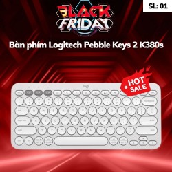 Bàn phím Logitech Pebble Keys 2 K380s Bluetooth White (trắng)