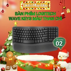 Bàn phím Logitech Wave Keys màu than chì (920-012281)