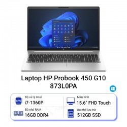 Laptop HP Probook 450 G10 873L0PA i7-1360P 16GB RAM 512GB