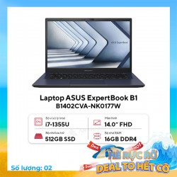 Laptop Asus ExpertBook B1 B1402CVA-NK0177W i7 16GB 512GB