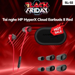 Tai nghe HP HyperX Cloud Earbuds II  Red 705L8AA