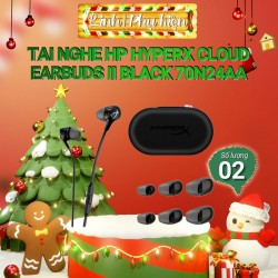 Tai nghe HP HyperX Cloud Earbuds II  Black 70N24AA