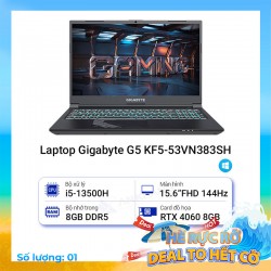 Laptop Gaming Gigabyte G5 KF5-53VN383SH