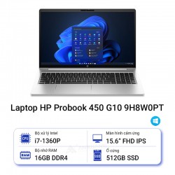 Laptop HP Probook 450 G10 9H8W0PT i7-1360P