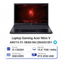 Laptop Gaming Acer Nitro V ANV15-51-58AN NH.QNASV.001