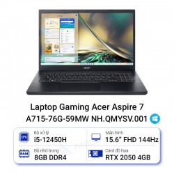 Laptop Gaming Acer Aspire 7 A715-76G-59MW NH.QMYSV.001