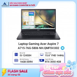 Laptop Gaming Acer Aspire 7 A715-76G-5806 NH.QMFSV.002