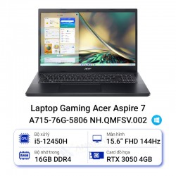 Laptop Gaming Acer Aspire 7 A715-76G-5806 NH.QMFSV.002