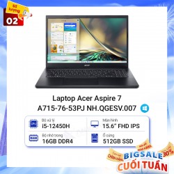 Laptop Acer Aspire 7 A715-76-53PJ NH.QGESV.007 (i5-12450H)