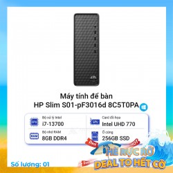 Máy tính để bàn HP Slim S01-pF3016d 8C5T0PA