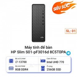 Máy tính để bàn HP Slim S01-pF3016d 8C5T0PA