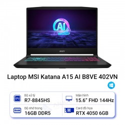 Laptop MSI Katana A15 AI B8VE 402VN