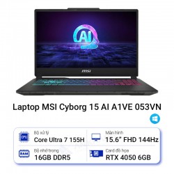 Laptop MSI Cyborg 15 AI A1VE 053VN