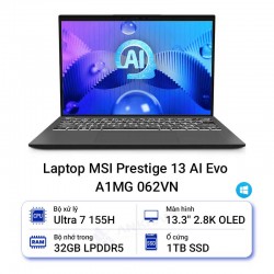 Laptop MSI Prestige 13 AI Evo A1MG 062VN