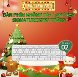 Bàn phím không dây Logitech Signature K950 Trắng (Off-white)