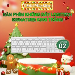 Bàn phím không dây Logitech Signature K950 Trắng (Off-white)