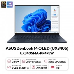 Laptop ASUS Zenbook 14 OLED UX3405MA-PP475W