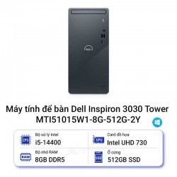 Máy tính để bàn Dell Inspiron 3030 Tower MTI51015W1-8G-512G-2Y