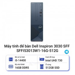 Máy tính để bàn Dell Inspiron 3030 SFF SFFI53013W1-16G-512G