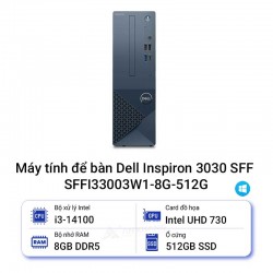Máy tính để bàn Dell Inspiron 3030 SFF SFFI33003W1-8G-512G