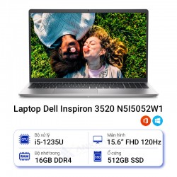 Laptop Dell Inspiron 3520 N5I5052W1 Silver