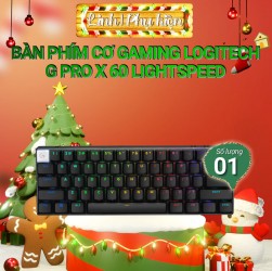 Bàn phím cơ Gaming Logitech G Pro X 60 LightSpeed Wireless Đen