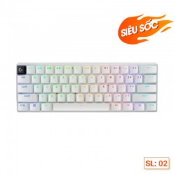 Bàn phím cơ Gaming Logitech G Pro X 60 LightSpeed Wireless Trắng