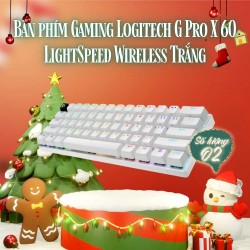 Bàn phím cơ Gaming Logitech G Pro X 60 LightSpeed Wireless Trắng