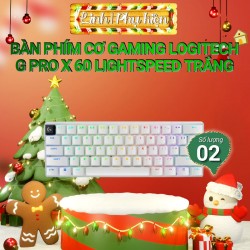 Bàn phím cơ Gaming Logitech G Pro X 60 LightSpeed Wireless Trắng