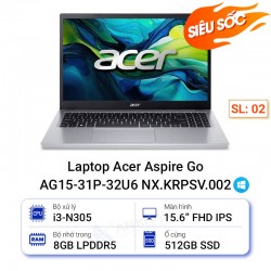 Laptop Acer Aspire Go AG15-31P-32U6 NX.KRPSV.002