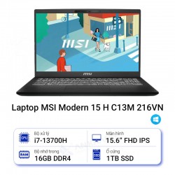 Laptop MSI Modern 15 H C13M 216VN