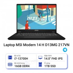 Laptop MSI Modern 14 H D13MG 217VN