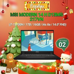 Laptop MSI Modern 14 H D13MG 217VN