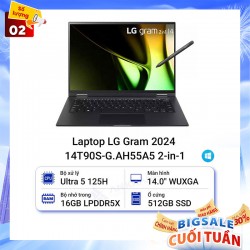 Laptop LG Gram 2024 14T90S-G.AH55A5 2-in-1