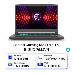 Laptop Gaming MSI Thin 15 B13UC 2044VN
