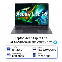 Laptop Acer Aspire Lite AL16-51P-596H NX.KWZSV.002
